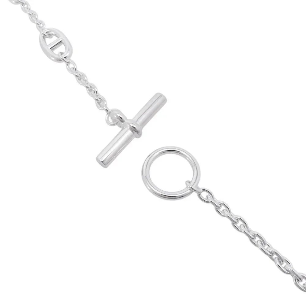 HERMES Chaine d'Ancre Farandole Necklace Size 80 SV925 - Picture 9 of 11